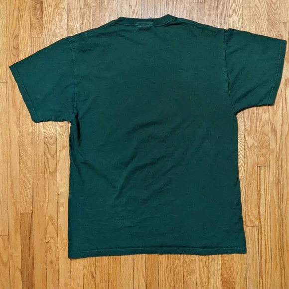 NFL Brett Farve Quarterback Record Shirt Green Bay Packers Large Men's Football - Picture 12 of 13